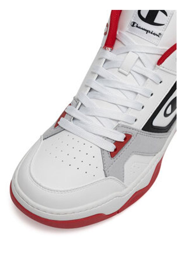 Champion Sneakersy OVERTIME MID S22274-WW012 Biały. Kolor: biały. Materiał: syntetyk, materiał