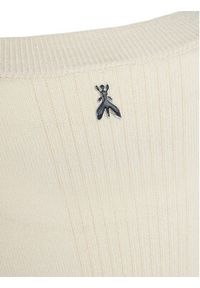 Patrizia Pepe Sweter 2K0363/KM36-W405 Écru Regular Fit. Kolor: kremowy. Materiał: wełna #6