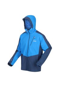 Highton Stretch II Regatta męska turystyczna kurtka z membraną. Kolor: niebieski. Materiał: poliester. Sport: turystyka piesza