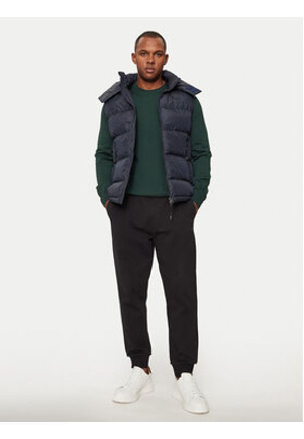 GANT - Gant Bezrękawnik Active Cloud 7006454 Granatowy Regular Fit. Kolor: niebieski. Materiał: syntetyk. Długość rękawa: bez rękawów