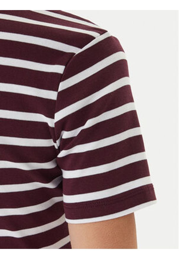 TOMMY HILFIGER - Tommy Hilfiger T-Shirt New Cody WW0WW40587 Bordowy Slim Fit. Kolor: czerwony. Materiał: bawełna