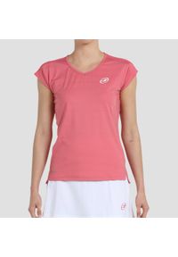 Koszulka do padla damska Bullpadel Eleva. Kolor: różowy. Materiał: materiał, nylon