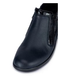 Rieker Półbuty L4883-14 Granatowy. Kolor: niebieski. Materiał: skóra #4