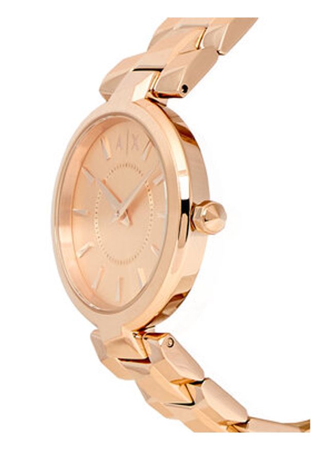 Armani Exchange Zegarek Audelle AX4408 Różowe złoto. Kolor: różowy, złoty, wielokolorowy