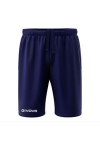 Szorty Sportowe Givova 2XL dla Mężczyzn - Oddychające i Lekkie. Kolor: niebieski. Materiał: poliester. Sport: turystyka piesza, fitness