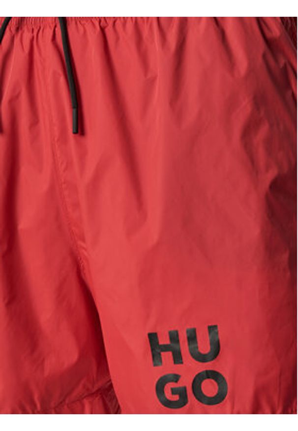 Hugo - HUGO Szorty kąpielowe Paol 50510190 Czerwony Regular Fit. Kolor: czerwony. Materiał: syntetyk