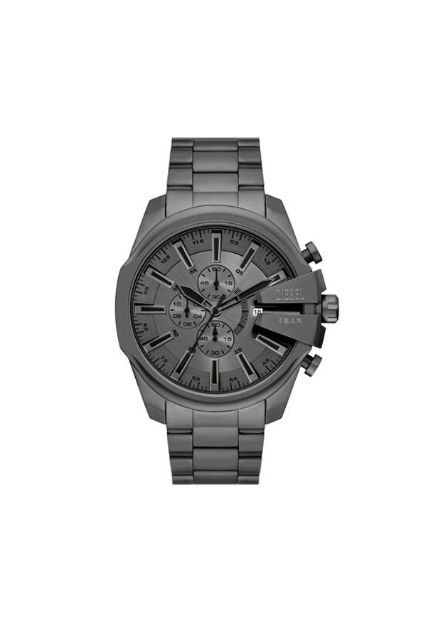 Diesel Zegarek Mega Chief Slim Chronograph DZ4676 Szary. Kolor: szary