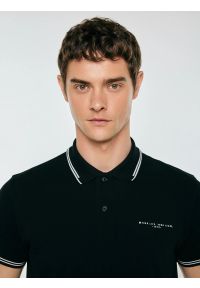 Big-Star - Koszulka męska polo czarna Wladym 906. Typ kołnierza: polo. Kolor: czarny. Materiał: dzianina. Wzór: nadruk. Styl: klasyczny #4