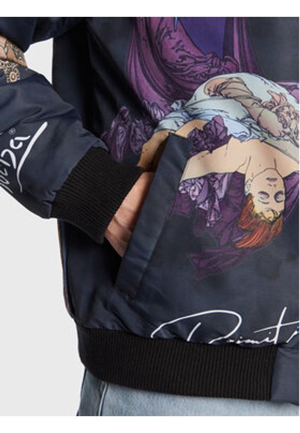 Primitive Kurtka bomber Mucha P12675 Granatowy Regular Fit. Kolor: niebieski. Materiał: syntetyk