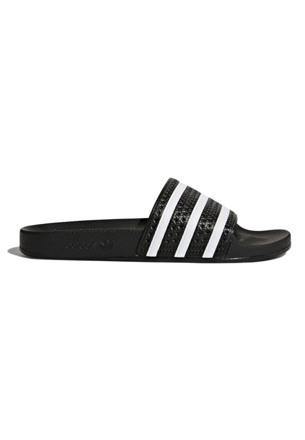 Adidas - Klapki adidas Originals Adilette Slides 280647 - czarne. Okazja: na co dzień. Zapięcie: pasek. Kolor: czarny. Materiał: syntetyk, guma. Szerokość cholewki: normalna. Sezon: lato