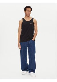 Tommy Jeans Tank top Entry Graphic DM0DM20790 Czarny Slim Fit. Kolor: czarny. Materiał: bawełna #5