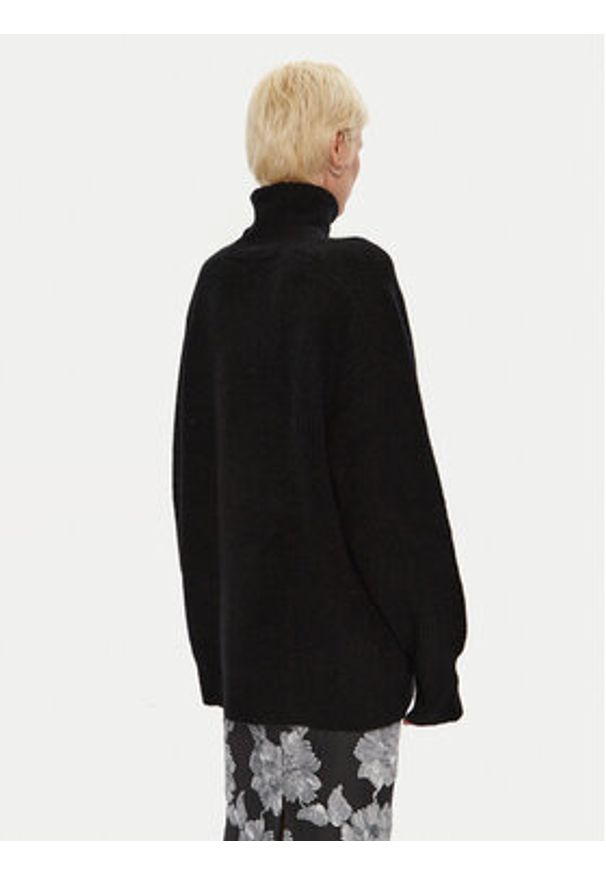 ROTATE Golf Drandy 113128100 Czarny Regular Fit. Typ kołnierza: golf. Kolor: czarny. Materiał: syntetyk