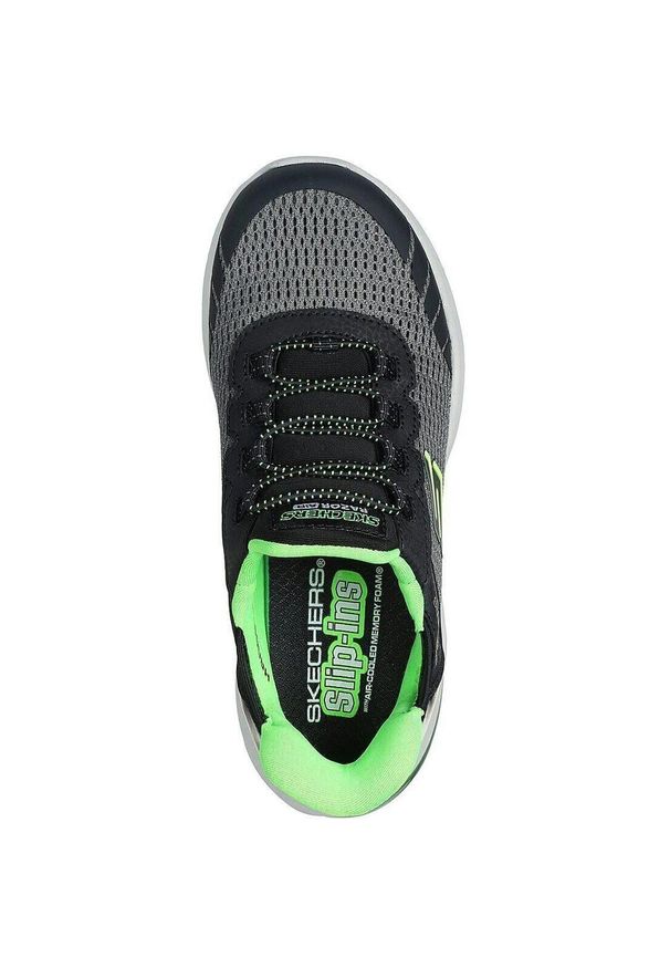 skechers - Adidasy Skechers Razor Air-h, Dzieci. Kolor: czarny, szary, wielokolorowy. Model: Skechers Sport. Sport: turystyka piesza