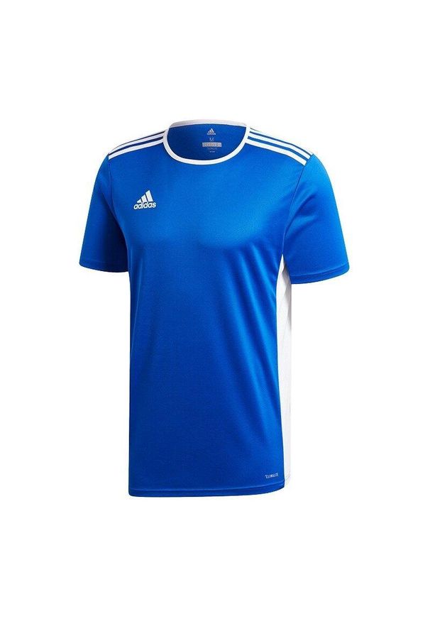 Adidas - Koszulka dla dzieci adidas Entrada 18 Jersey JUNIOR. Kolor: biały, niebieski, wielokolorowy. Materiał: jersey