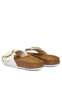 Birkenstock Klapki Madrid Big Buckle 1019814 Biały. Kolor: biały. Materiał: skóra #3