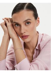 Michael Kors Bransoletka MKC1656CZ040 Srebrny. Materiał: srebrne. Kolor: srebrny #4