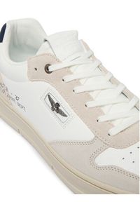 Aeronautica Militare Sneakersy 261SC0235UPL00244 Beżowy. Kolor: beżowy. Materiał: zamsz, skóra #5