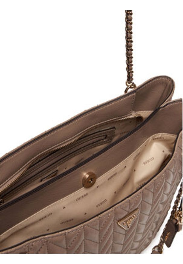 Guess Torebka Cheryl HWTQ97 20220 Beżowy. Kolor: beżowy. Materiał: skórzane