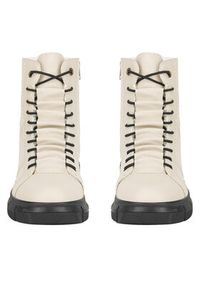 Rieker Trzewiki X3428-60 Beżowy. Kolor: beżowy. Materiał: materiał #4