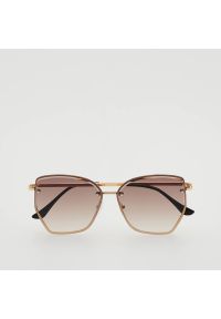 Reserved - Okulary przeciwsłoneczne - Brązowy. Kolor: brązowy