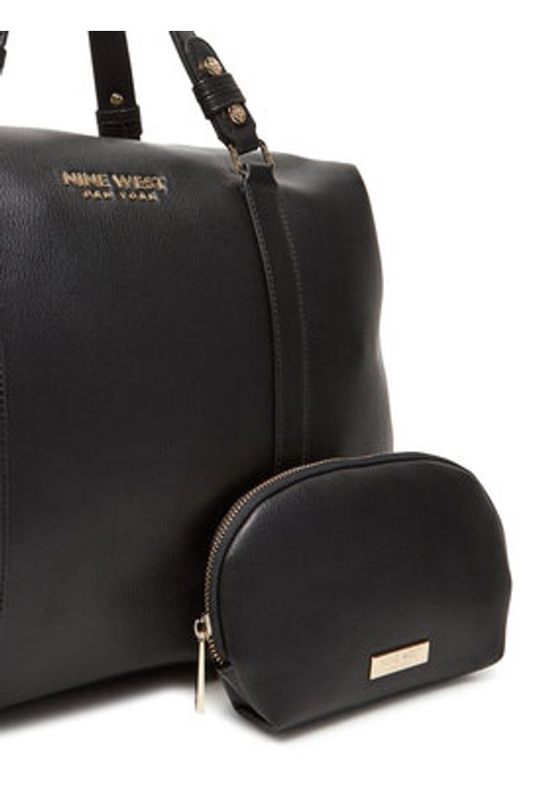 Nine West Torba weekendowa H231181 Czarny. Kolor: czarny. Materiał: materiał, syntetyk