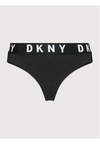 DKNY Stringi DK4529 Czarny. Kolor: czarny. Materiał: bawełna #2