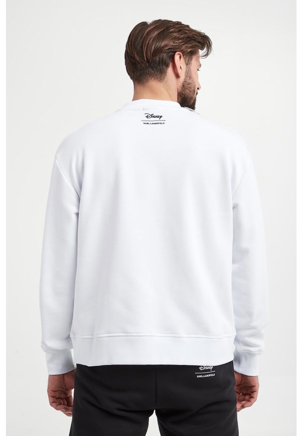 Karl Lagerfeld - Bluza męska crewneck KARL LAGERFELD. Materiał: bawełna, materiał. Wzór: motyw z bajki, haft