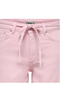 only - ONLY Szorty jeansowe Gianna 15370663 Różowy Regular Fit. Kolor: różowy. Materiał: bawełna #2