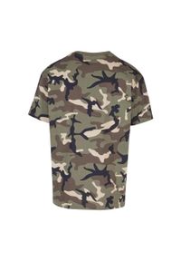 Urban Classics - Męska Koszulka Camo Heavyweight Oversized T-shirt. Kolor: wielokolorowy