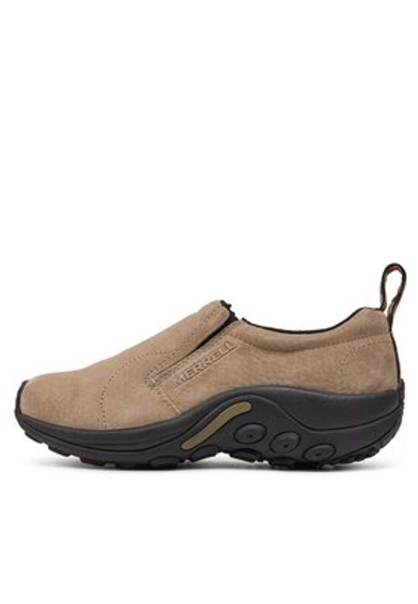 Merrell Półbuty Jungle Moc J60801 Beżowy. Kolor: beżowy. Materiał: skóra, zamsz