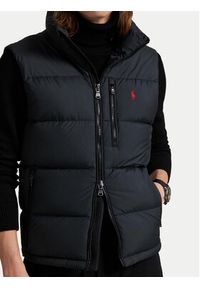 Polo Ralph Lauren Kamizelka 710968283001 Czarny Regular Fit. Typ kołnierza: polo. Kolor: czarny. Materiał: syntetyk