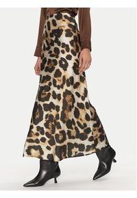 Imperial Spódnica midi GHN4ISO Brązowy Regular Fit. Kolor: brązowy. Materiał: syntetyk #3