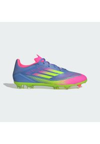 Adidas - Buty F50 League FG/MG. Kolor: różowy, niebieski, wielokolorowy, żółty. Sport: piłka nożna #1