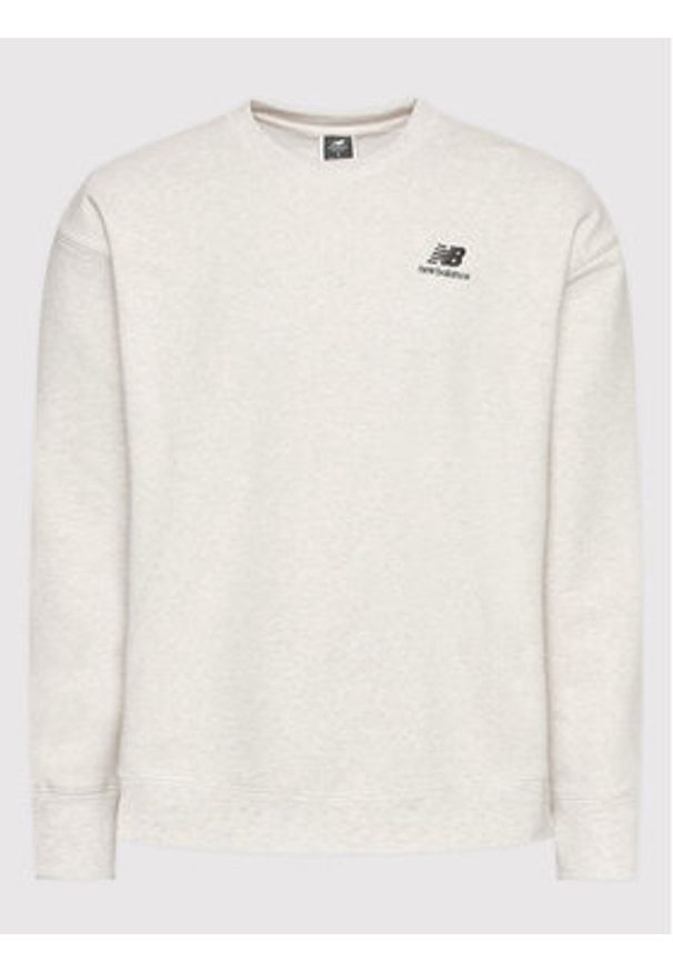 New Balance Bluza Unisex UT21501 Szary Relaxed Fit. Kolor: szary. Materiał: syntetyk