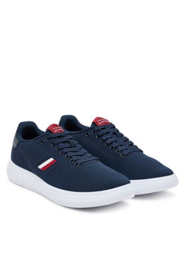 TOMMY HILFIGER - Tommy Hilfiger Sneakersy Modern Lightcup FM0FM05528 Granatowy. Kolor: niebieski. Materiał: materiał