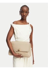 Tory Burch Torebka Charlie 180727 Beżowy. Kolor: beżowy. Materiał: skórzane #1