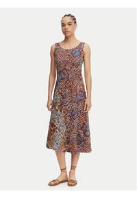 Weekend Max Mara Sukienka letnia Pausa 2615621082 Kolorowy Regular Fit. Materiał: bawełna. Wzór: kolorowy. Sezon: lato #1