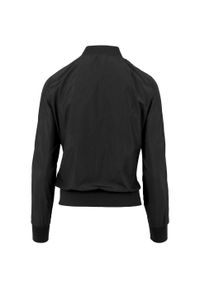 BUILD YOUR BRAND - Kurtka Bomberka Damska Nylon. Kolor: czarny. Materiał: nylon