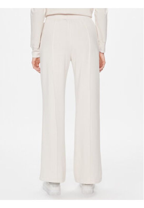 DKNY Sport Spodnie materiałowe DP3P3339 Écru Wide Leg. Materiał: syntetyk, materiał. Styl: sportowy