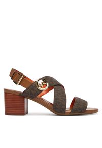 MICHAEL Michael Kors Sandały Vera Flex Mid 40S6VEMS1B Brązowy. Kolor: brązowy. Materiał: skóra #1
