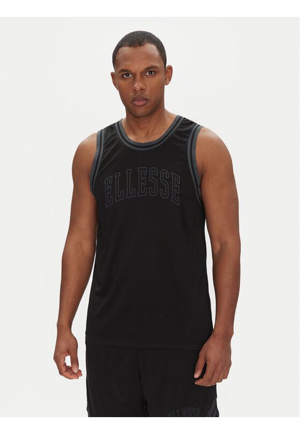 Ellesse Tank top Bellic SHZ21994 Czarny Regular Fit. Kolor: czarny. Materiał: syntetyk