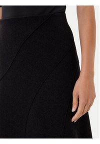 BOSS Spódnica trapezowa Vicena 50548111 Czarny Regular Fit. Kolor: czarny. Materiał: wełna #4