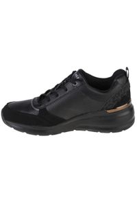 skechers - Buty do chodzenia damskie Skechers Billion Subtle Spots. Zapięcie: sznurówki. Kolor: czarny. Materiał: materiał, syntetyk. Szerokość cholewki: normalna. Sport: turystyka piesza