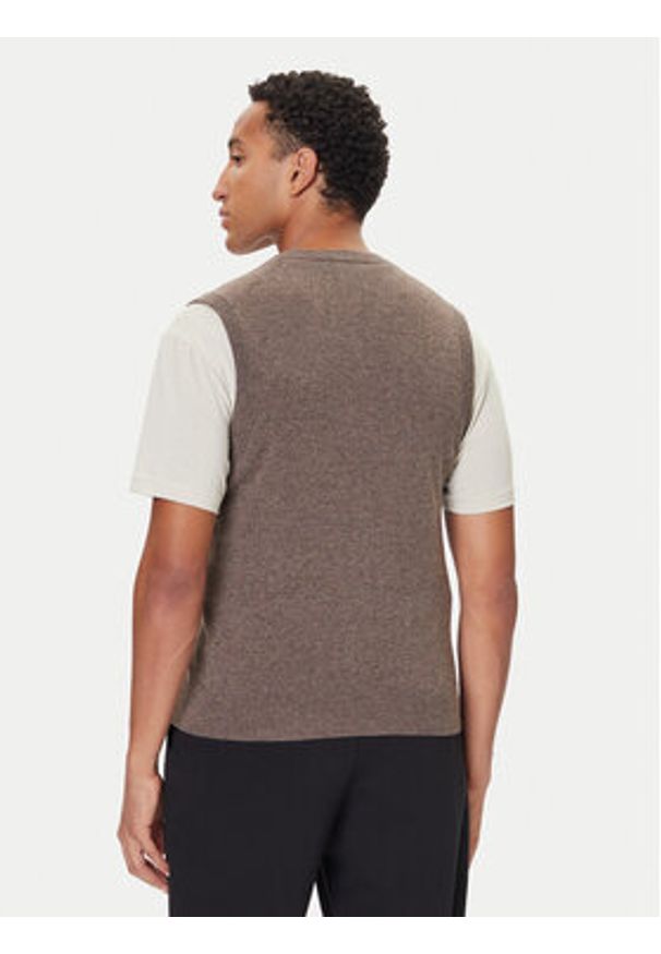 United Colors of Benetton - United Colors Of Benetton Sweter 1002U400L Szary Regular Fit. Kolor: szary. Materiał: wełna