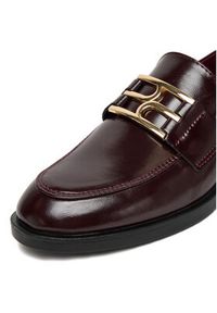 Jenny - JENNY Loafersy CEO-HYF62303CS-1 Bordowy. Kolor: czerwony. Materiał: materiał #7