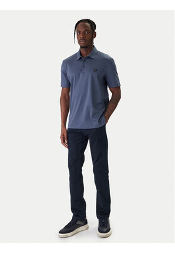BOSS Polo Parris 50555829 Niebieski Regular Fit. Typ kołnierza: polo. Kolor: niebieski. Materiał: bawełna