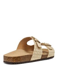 Geox Klapki D Brionia D35LSL 00047 C2012 Złoty. Kolor: złoty. Materiał: skóra #3