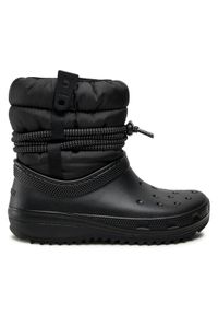 Crocs Śniegowce Classic Neo Puff Luxe Boot W 207312 Czarny. Kolor: czarny