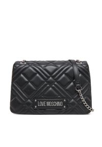 Love Moschino - LOVE MOSCHINO Torebka JC4153PP1MLA000B Czarny. Kolor: czarny. Materiał: skórzane