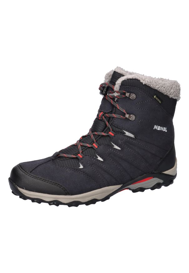 Buty zimowe dziecięce MEINDL Calgary Junior GTX, z membraną Gore-Tex. Kolor: szary. Technologia: Gore-Tex. Sezon: zima. Sport: turystyka piesza